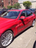 BMW 335i wrecked