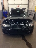 BMW Covertible wrecked