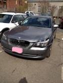 BMW 5 series wrecked