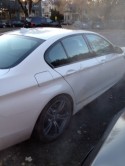 BMW M5 wrecked side